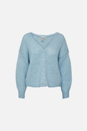 YAS – LIVI CARDIGAN – LYSEBLÅ
