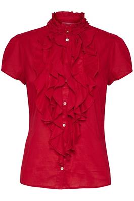 SAINT TROPEZ-TILLI SHIRT - RØD