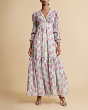 BY TIMO -Georgette Maxi Dress- Summer Flowers
