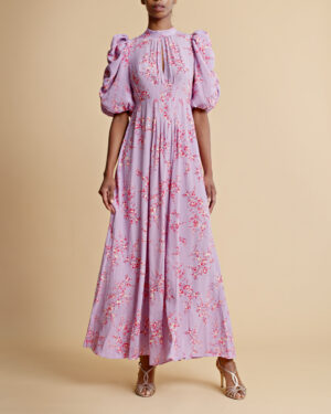 BY TIMO - SPRING TIEBACK GOWN - LILLA