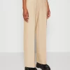 YAS - Likka Wide pants - sand