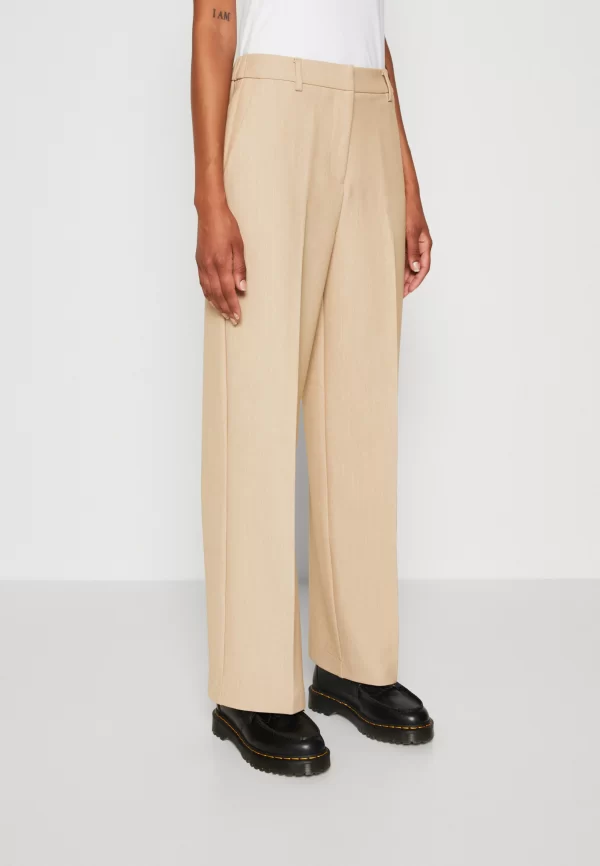 YAS - Likka Wide pants - sand