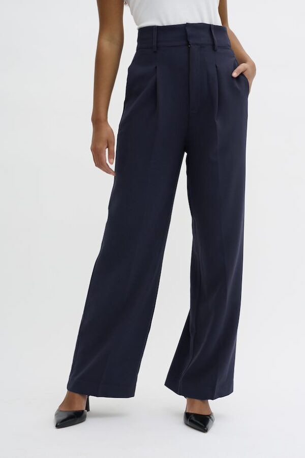 MY ESSENTIAL WARDROBE - TAILORED HIGH PANT - NAVY