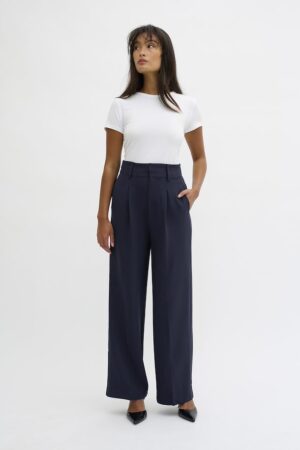 MY ESSENTIAL WARDROBE - TAILORED HIGH PANT - NAVY