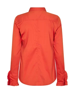 Mos Mosh - Mattie flip shirt - Burnt ochre
