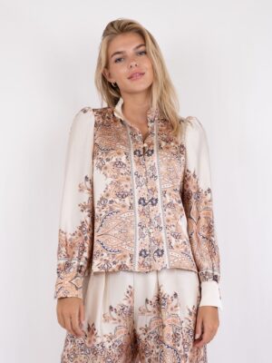 NEO NOIR - MASSIMA PAISLEY BORDER BLOUSE
