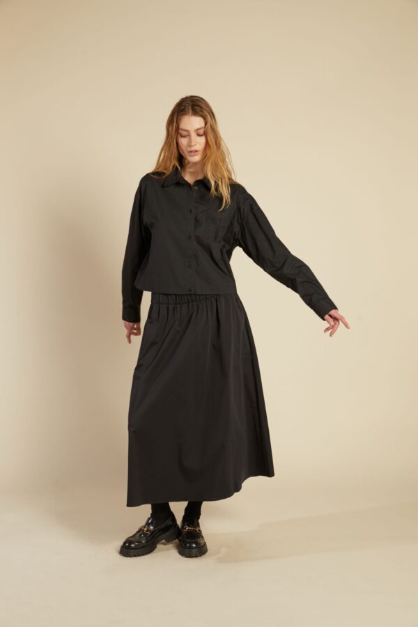 LINE OF OSLO - SKIRT - SORT