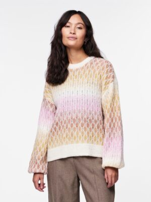 YAS - SPACE LS KNIT PULLOVER