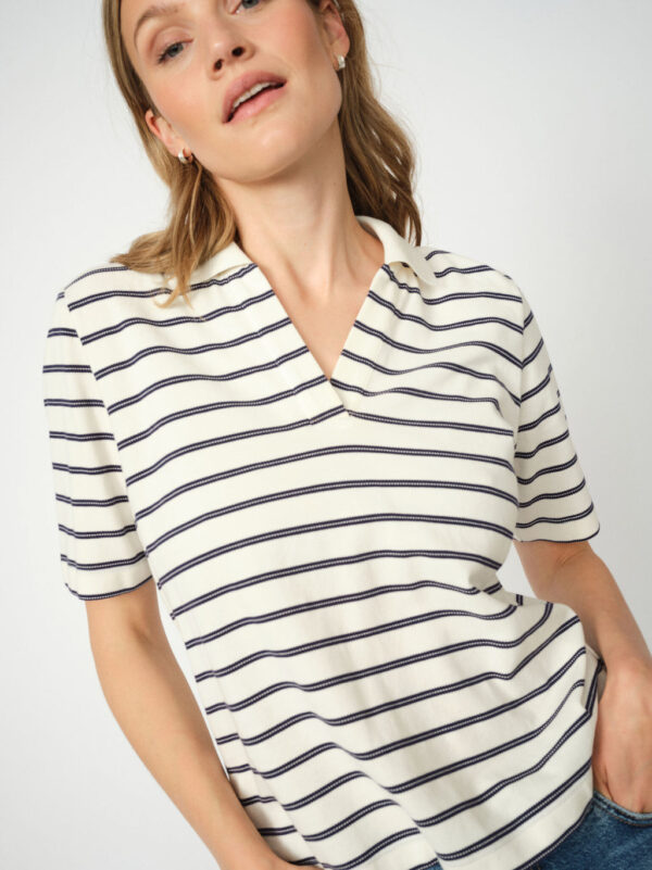Mos Mosh - Milena Stripe Polo Tee - Bilde 4