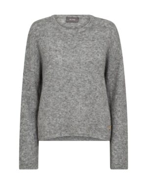 Mos Mosh -  Q - Neck Knit - Grå