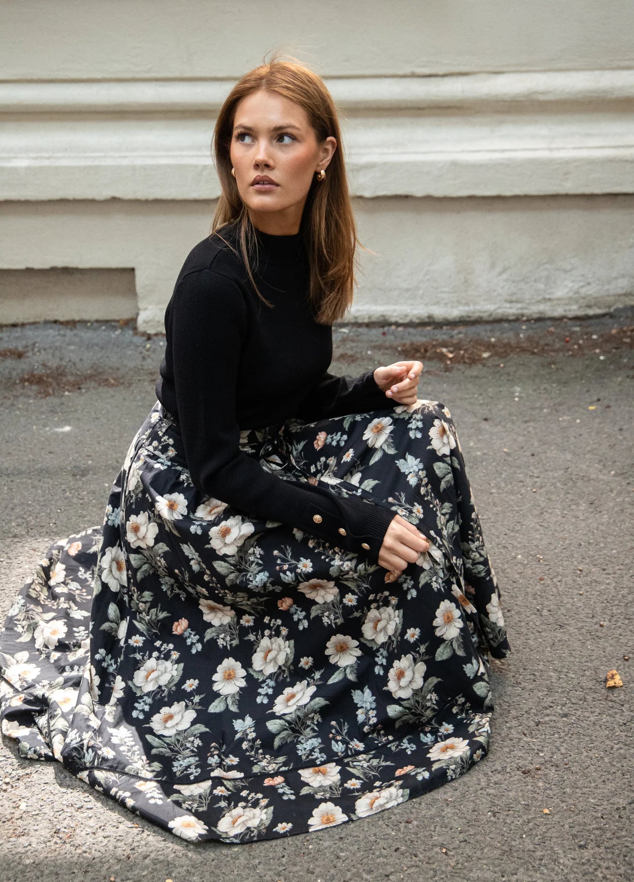 Missmaya - Astrid skirt antique poplin