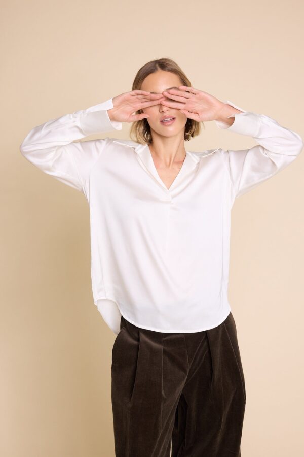 Line of oslo  - Vivian blouse - creme - Bilde 4