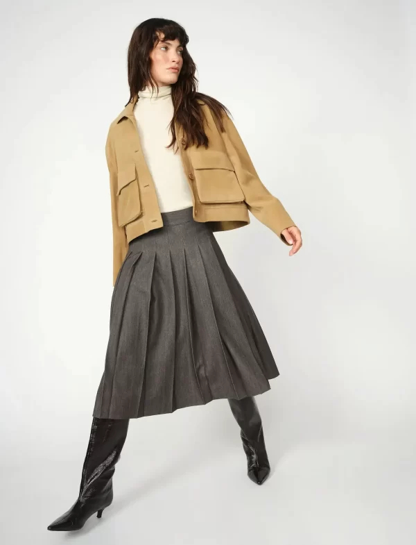 Mos Mosh - Kait Penza Skirt - Grå - Bilde 3
