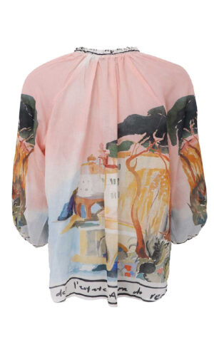 Alternative view of Black Colour - Bluse - Riviera - Rose