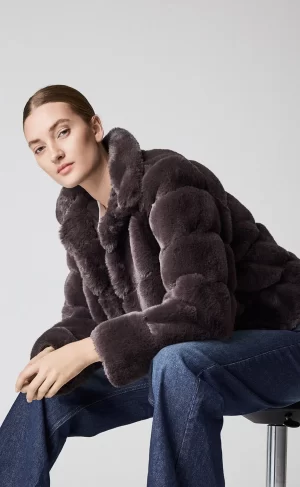 Notyz - Fake Fur Jacket - Brown