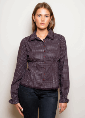 Missmaya  - Live Blouse Cocoa Poplin