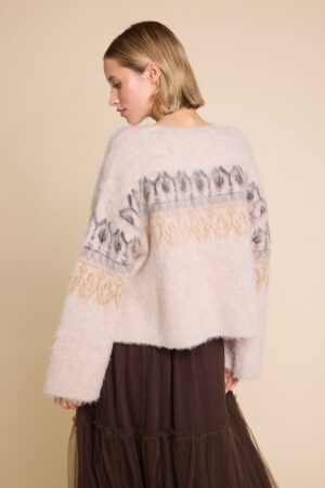 Alternative view of Line Of Oslo - Piper Pattern Sweater