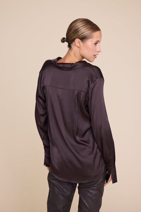 Line of oslo  - Vivian Bluse - Brown - Bilde 3