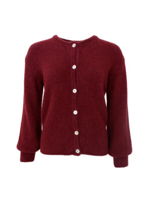 Black Colour  - Bella Cardigan - Plum