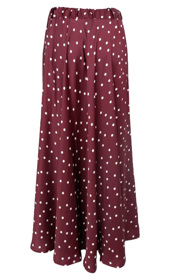 Black Colour Skjørt - Valery - Plum