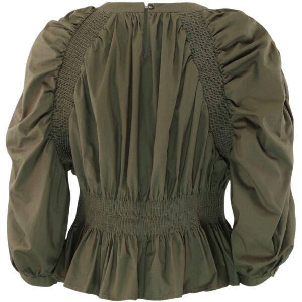 Continue - Leonora shirt - Army - Bilde 3