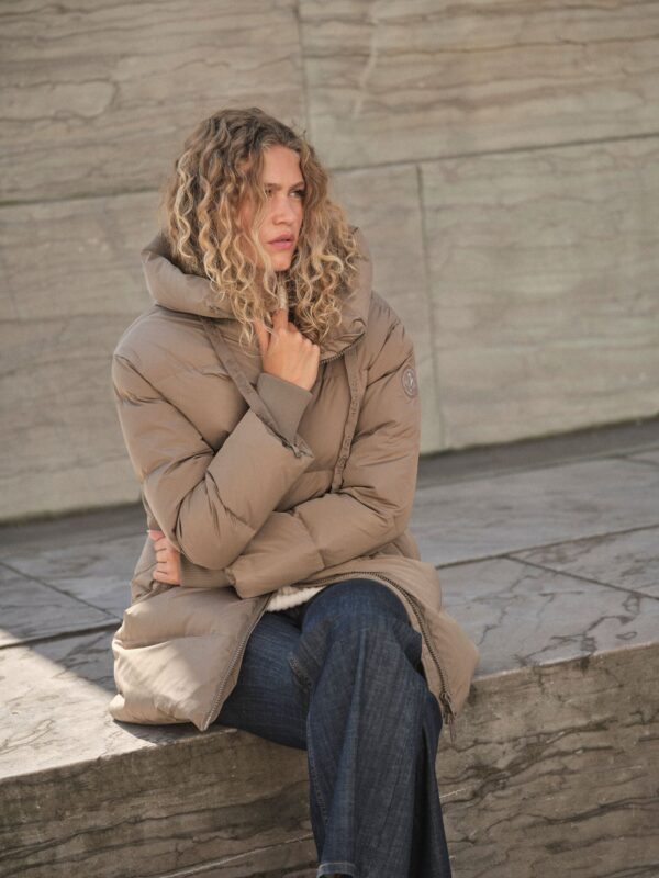 Mos mosh - Nova Avon Dunjakke Loose Fit  - Brindle