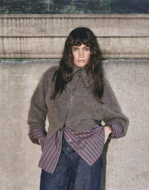 Mos Mosh - Knit ZipCardigan - Bracken