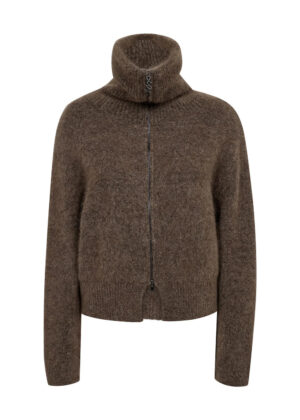 Alternative view of Mos Mosh - Knit ZipCardigan - Bracken