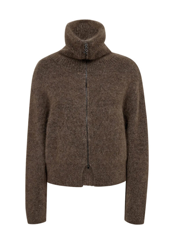 Mos Mosh - Knit ZipCardigan - Bracken - Bilde 2