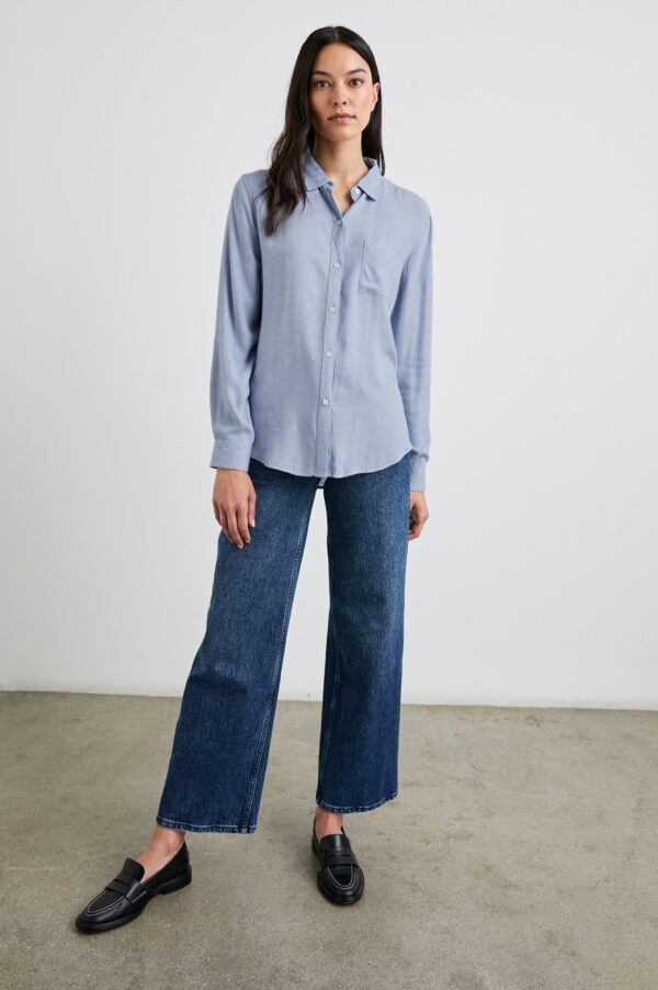 Rails - Hunter shirt- Chambray Heather - Bilde 4
