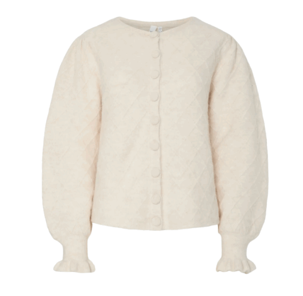 YAS - THELMA LS WOOL BLEND KNIT CARDIGAN