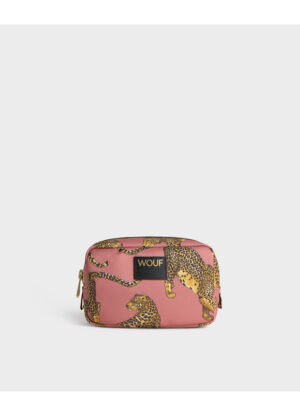 WOUF - Blush Leopard Make up bag