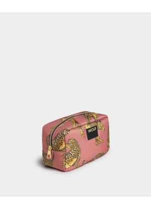 WOUF - BLUSH Leopard Toiletry Bag