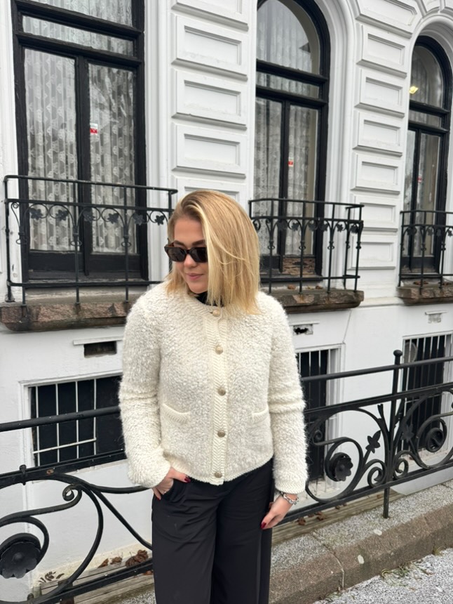 Reve - Ariane cardigan - offwhite - Bilde 7