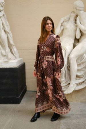 Alternative view of Neo Noir - Nova botanical border dress