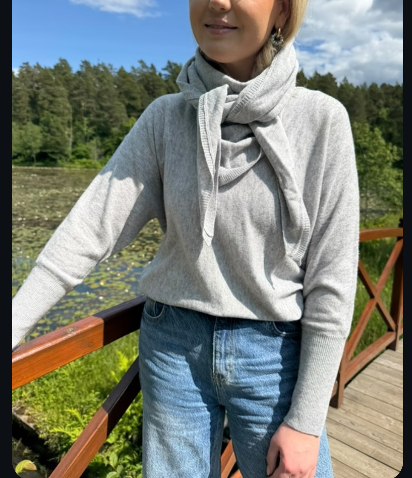 Reve - Louise genser - Grå