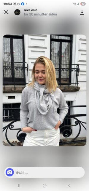 Alternative view of Reve - Louise genser - Grå