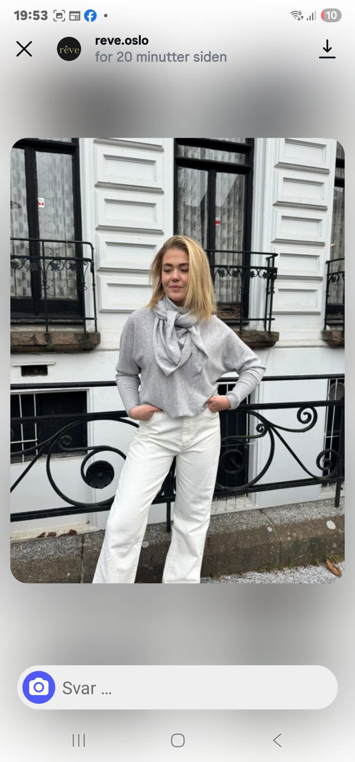 Reve - Louise genser - Grå - Bilde 3