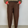 Black Color - BEVERLY barrel pant