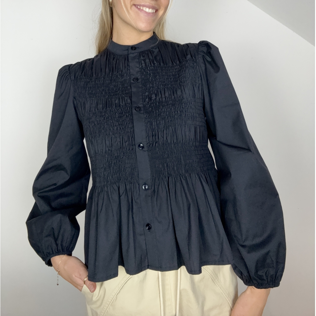 Chloe cotton navy blue - Bilde 2