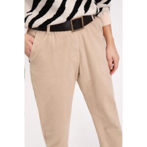 Alternative view of CARROT COTTON PANTS CLAY