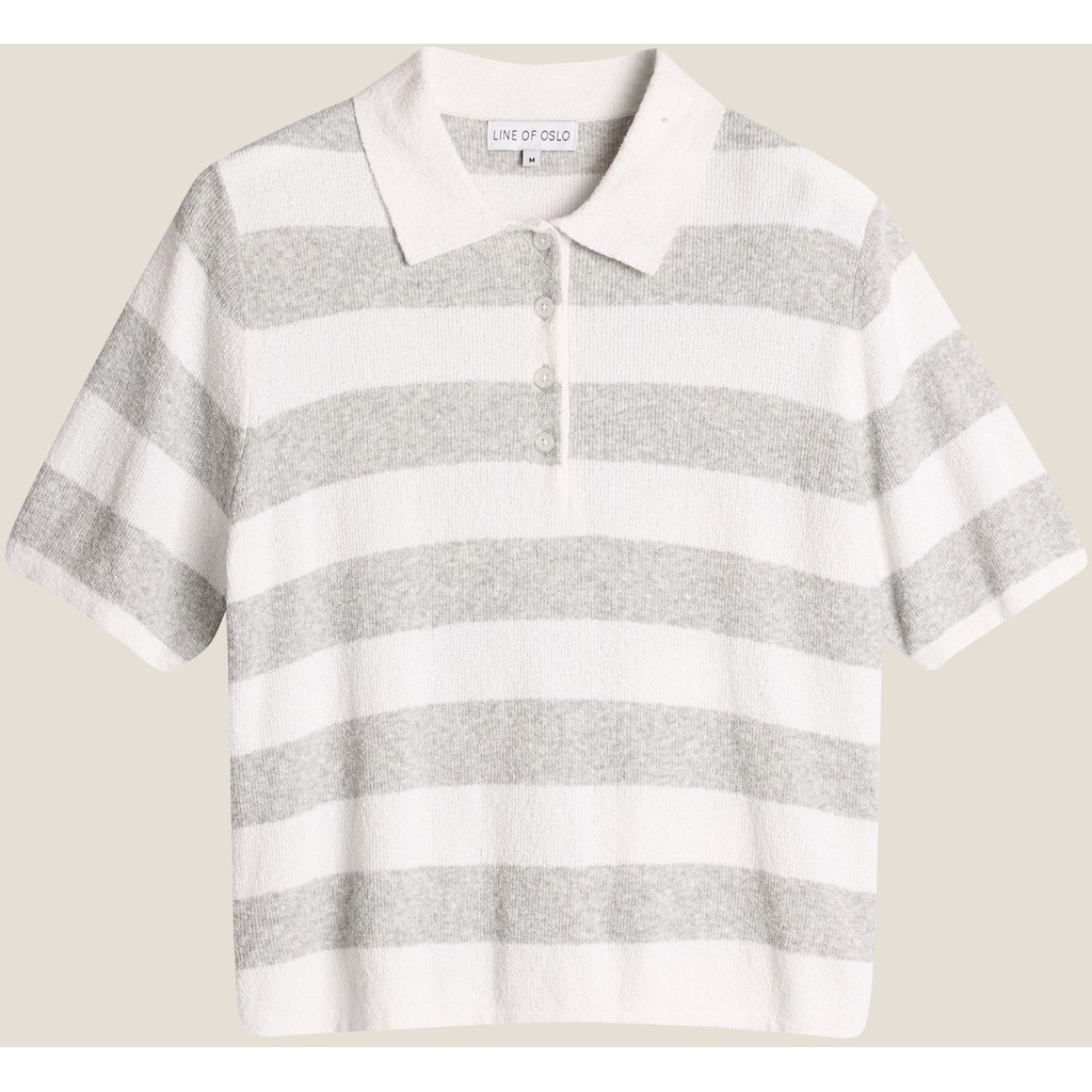 YASMIN STRIPE GRAY/CREAM - Bilde 4