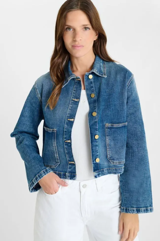 AKSEL JEANS JACKET BLUE