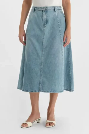 JUPE ANETTE SKJØRT DENIM