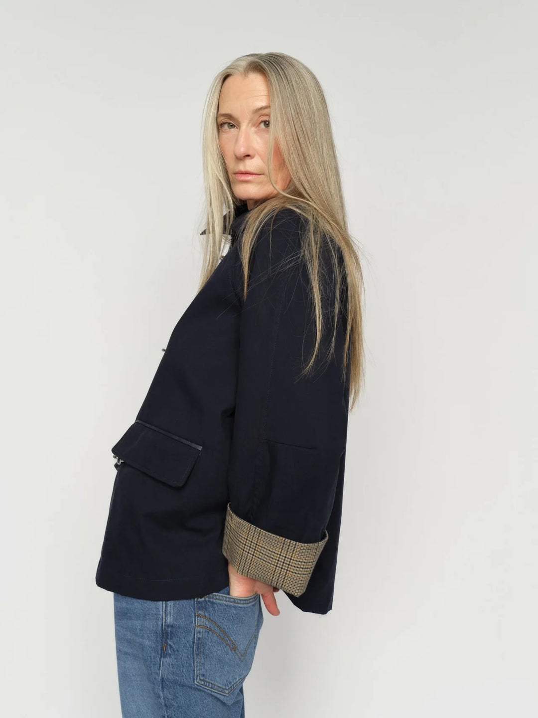 FALLON MERCER JACKET NAVY - Bilde 3