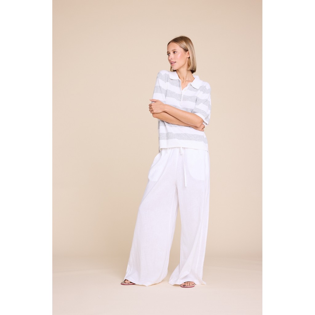 YASMIN STRIPE GRAY/CREAM - Bilde 3