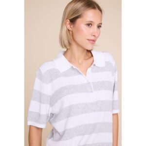 YASMIN STRIPE GRAY/CREAM