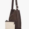 Suede Mae Buckle Bag