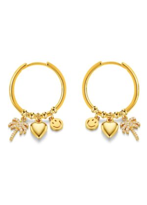 ECLECTIC MIXED CHARM HOOP