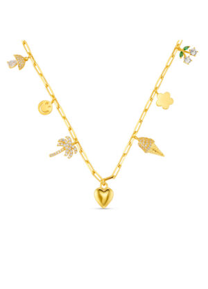 MIXED ECLECTIC PAVE CHARM